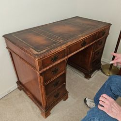 1930s mahogany wood desk