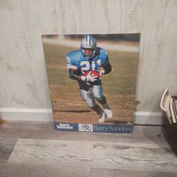 Barry Sanders Sports Illustrated Poster- Vintage 