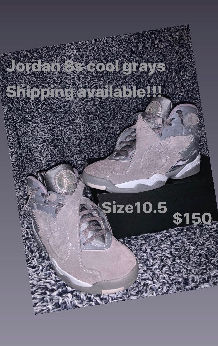 Cool grey 8s Size 10.5