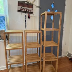 decoration shelves! three pieces