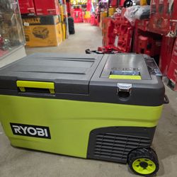 RYOBI + 18V 24 Qt. Hybrid Battery Powered Iceless Cooler (Tool Only)