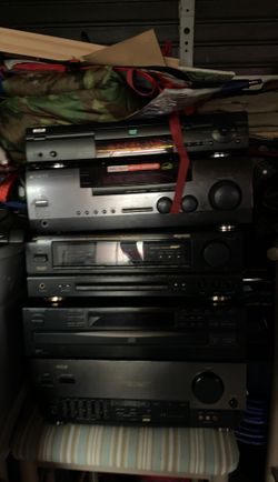 DVD players, music equipment