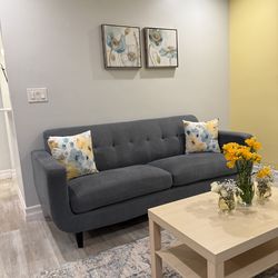 Sofa and love seat (table and pillows not included )