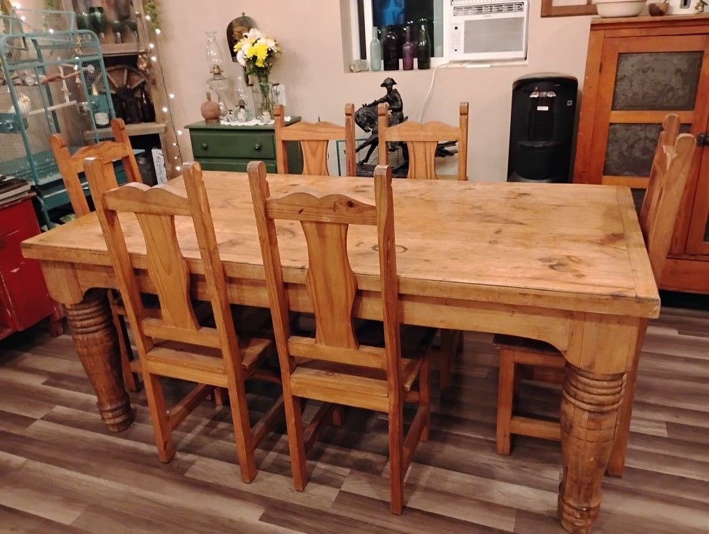 Pine Dining Room Table