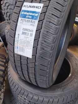 New set of tires 275 55 20 kumho