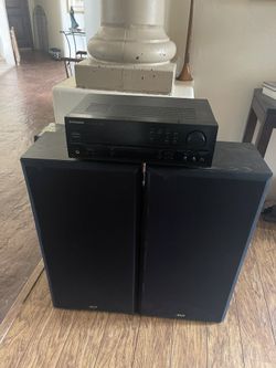 Klh Floor Speakers And Pioneer Receiver 