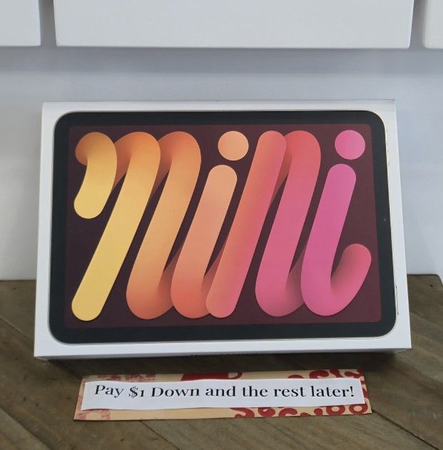 Apple IPad Mini 6 Tablet - Payments Available - Pay $1 Down To take It home