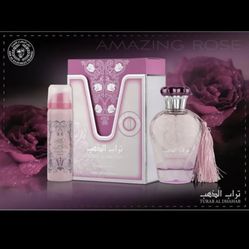 Perfume Turab Dhahab Rose EDP Perfume By Ard Al Zaafaran 100 ML Amazing Fragrance 