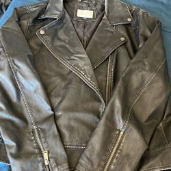 Faux Leather Jacket