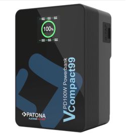 PATONA Platinum 99Wh V-Mount Battery 6700mAh 100W USB-C PD for Cameras & Video Equipment