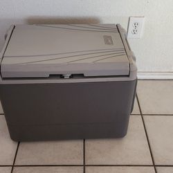 Coleman Electric Cooler Comes With Charger For Auto And Charger For The House 