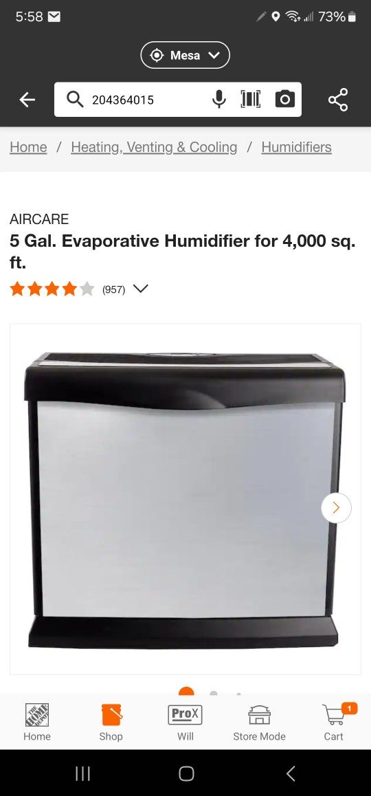 Valiant Humidifier