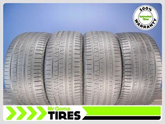 4 PIRELLI SCORPION VERDE A/S NEO 295/35R21 & 265/40R21 USED TIRES 6.2/32 TREAD