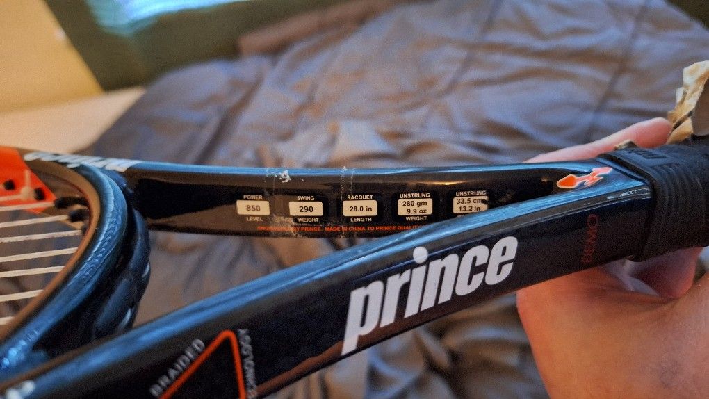 Prince DiableXP Tennis Racket Negotiable