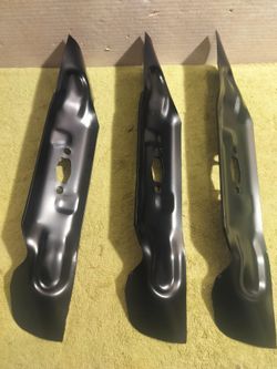Multisland high lift mower blades