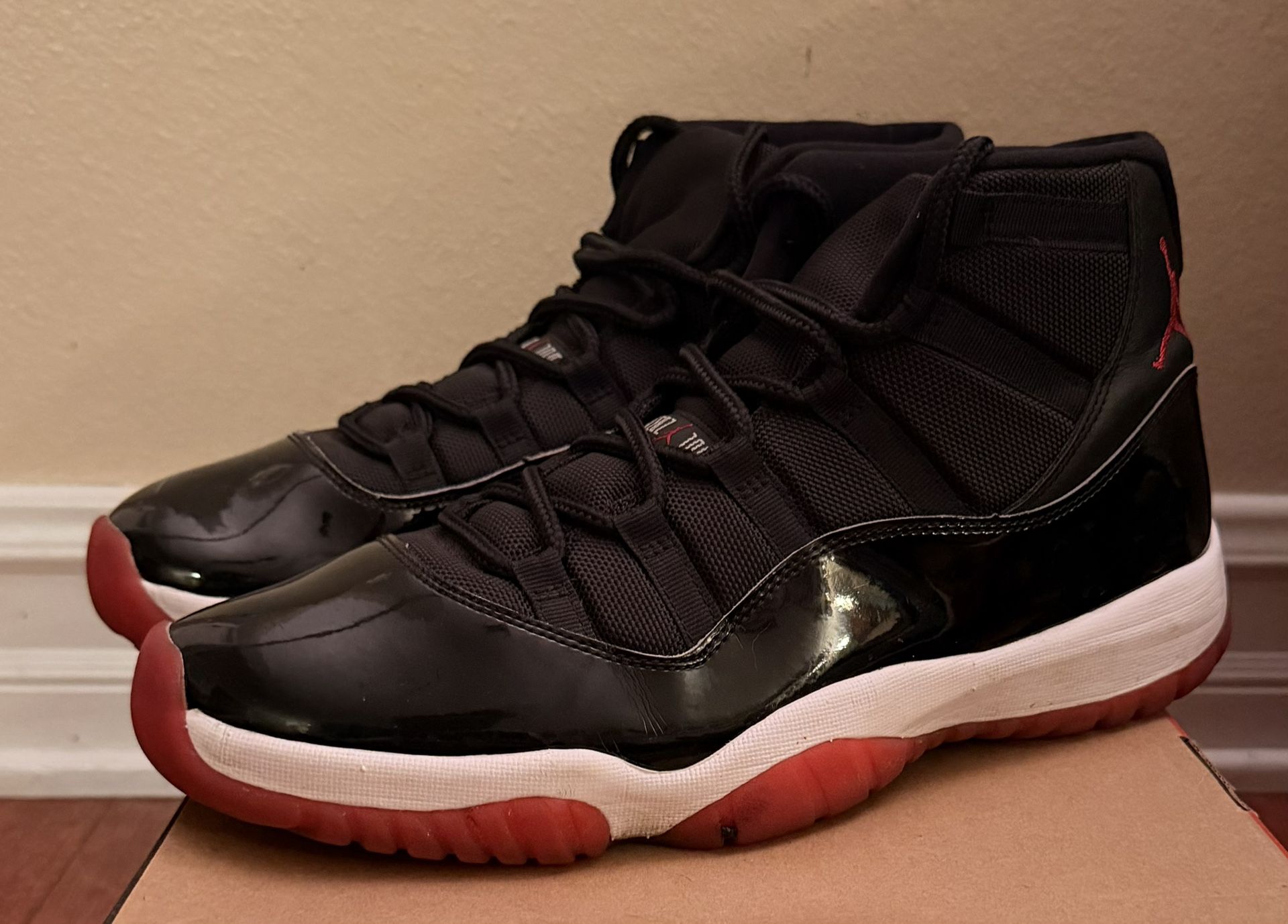 Used Jordan 11 Bred Size 12 With Box 2019