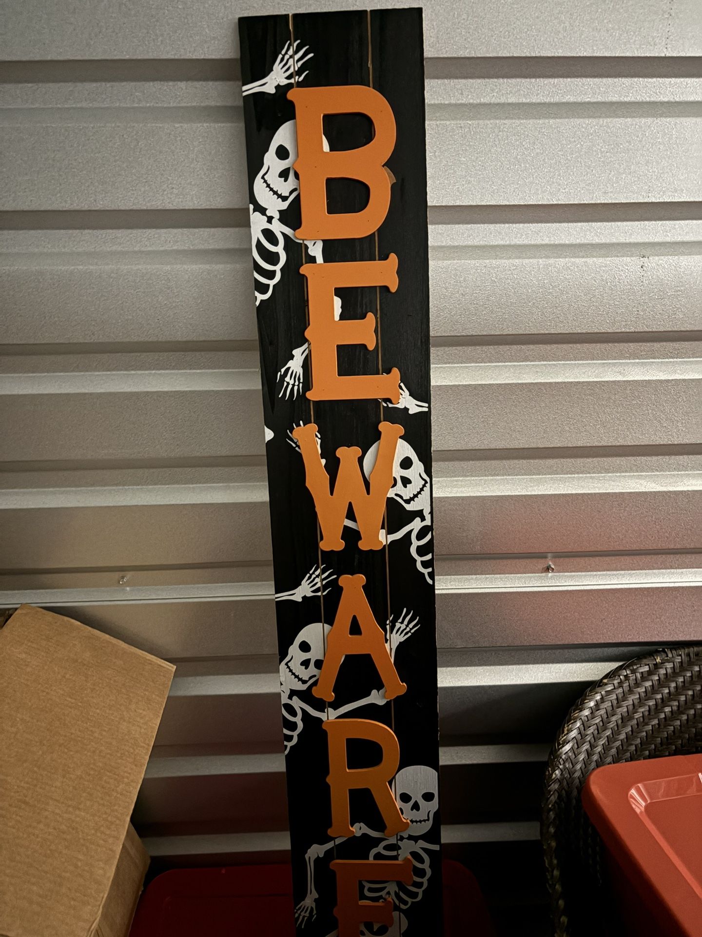 Beware Halloween Sign