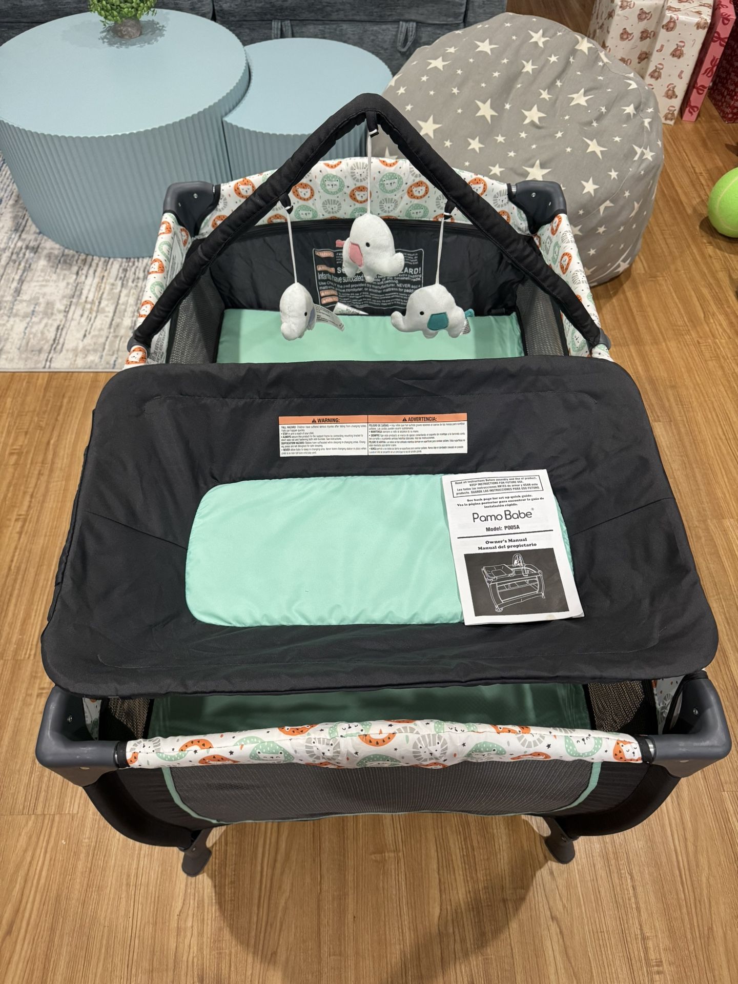 Pamo Babe Playard With Changing Table