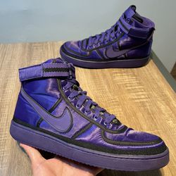 Nike Men's Size 13 Violet Vandal High Supreme QS Court Sneakers Shoes