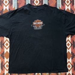 Vintage Y2K 2004 Harley Davidson California BikeFest Concert T-Shirt Men’s 2XL