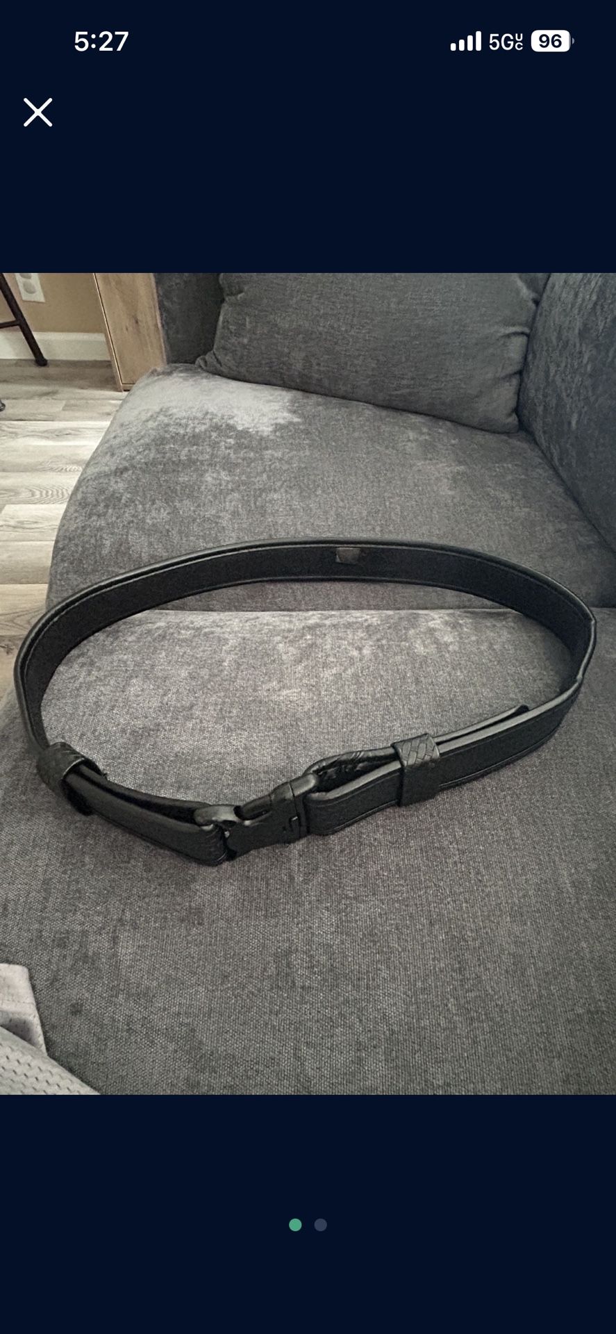 BIANCHI 7980 Duty Belt Size 46-5 Basketweave 