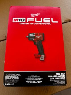 Milwaukee m18 1/2 mid torque impact
