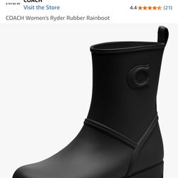Coach Rain Boots
