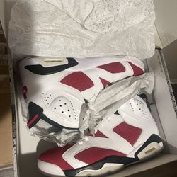 Jordan 6 Size 11.5 Used Carmines 