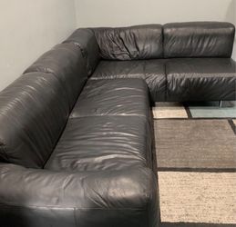 Real Leather Couch 