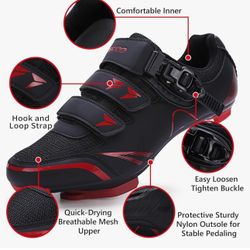 Zapatillas de ciclismo unisex compatibles con la bicicleta de carretera interior pelaton