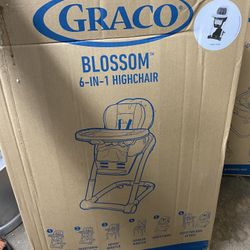 Graco 6-In-1 High chair, Graco Swing And Rocker Multi-direction, Graco Highback Booster Seat