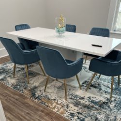 Velvet Dining Room Chairs Set Of 4