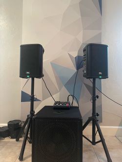 DJ speaker set - fancy home speaker set