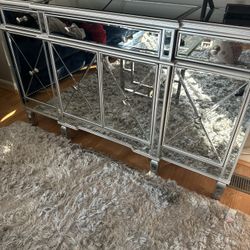 Mirrored Sideboard