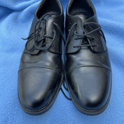 Dexter Comfort Oxford Dress Shoes Men's Size 10.5 Black Memory Foam Lace up