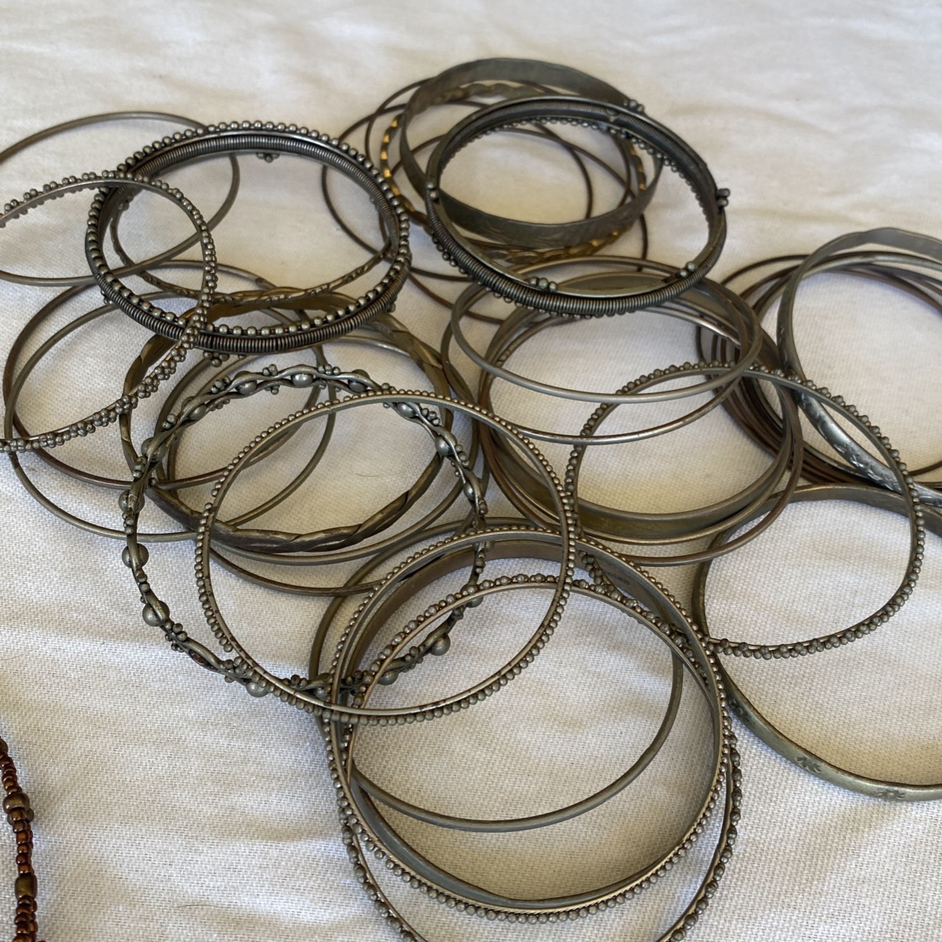 Vintage Jewelry Lot. Bangles From Paris 