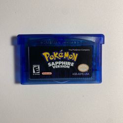 Pokemon Gameboy Game Sapphire Version