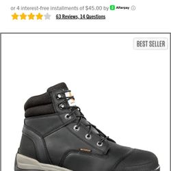 Water Proof Carhartt Boots Size 11