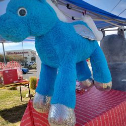 Blue Unicorn Plush  Large  $50