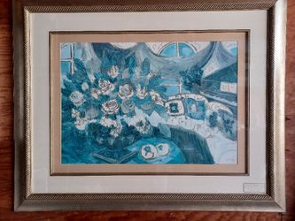 Amazing XL Framed Picture of the Flowers 