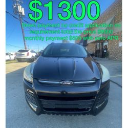 2016 Ford Escape No Credit Check No Requirements 