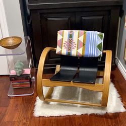 ALVAR AALTO Style Rocking Chair Mid-Century Modern Bentwood VINTAGE