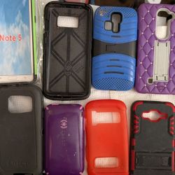 Cell Phones Cases Covers Skins Take Your Pick, Two On Top Ends Are New. Measure Your Phone