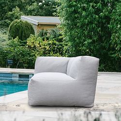 Outdoor Patio Furniture Bean Bag Chair Corner Sofa 