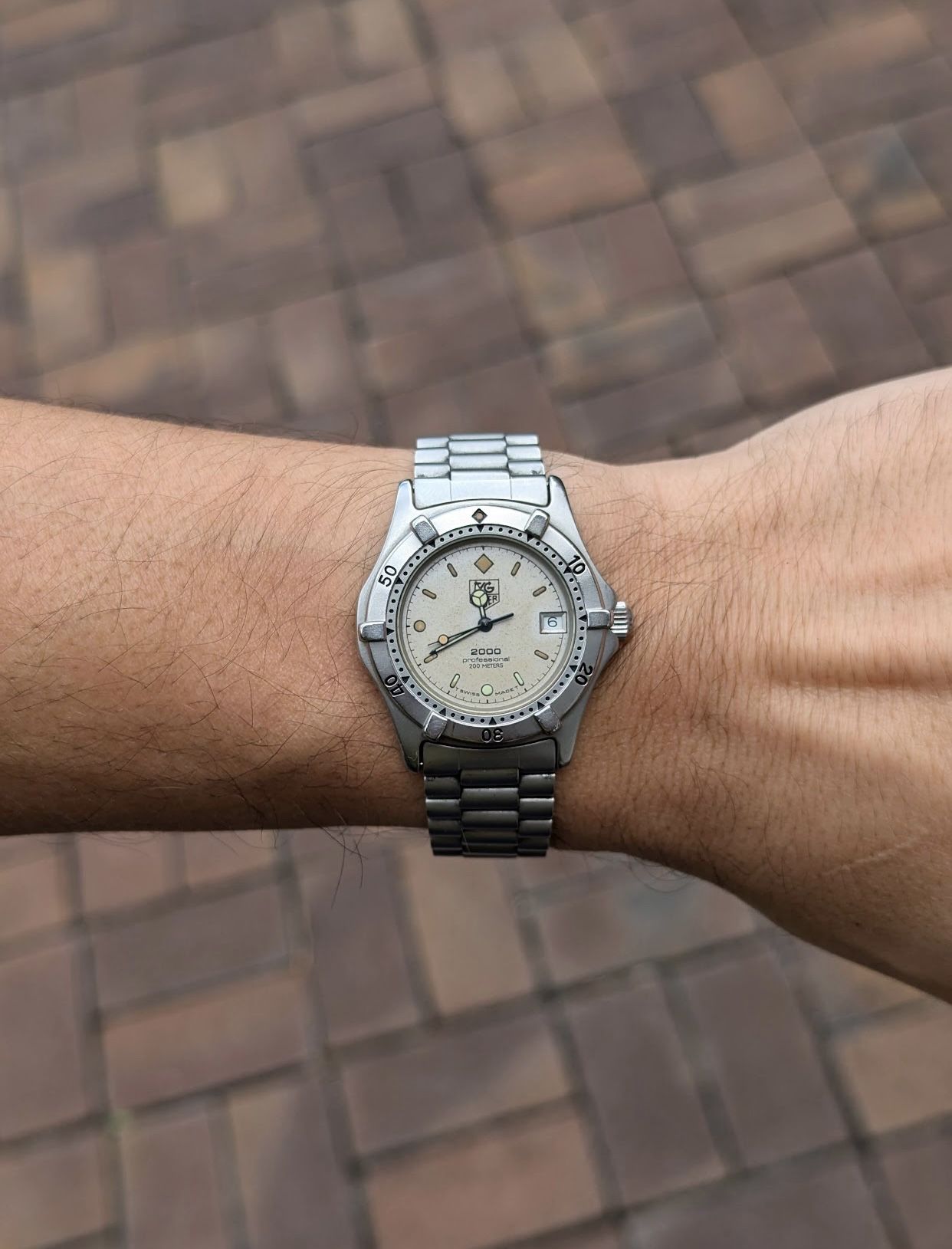 Vintage 1989 Tag Heuer 2000 Watch Ref. 962.213