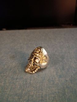 Stainless steel size 12 Skull ring