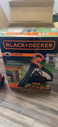 Black Decker Vacpack Electric 12 amp