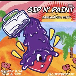 Sip N Paint Bad bunny Night 