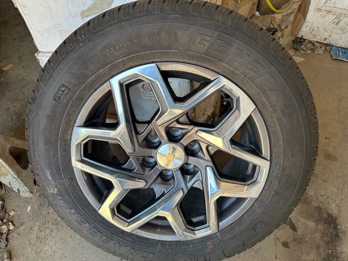 New 20” Chevy z71 Rims and Tires Trail Boss Silverado Wheels Sierra