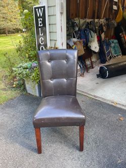 Set of 3 Black Faux-Leather